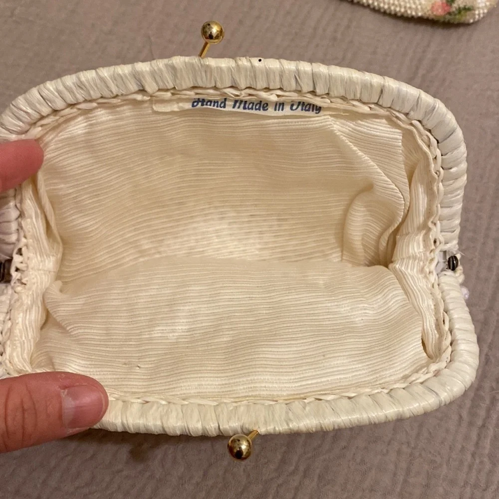 LUMURED & MADE IN ITALY  clutches bag in very good condition. Set 2 pieces